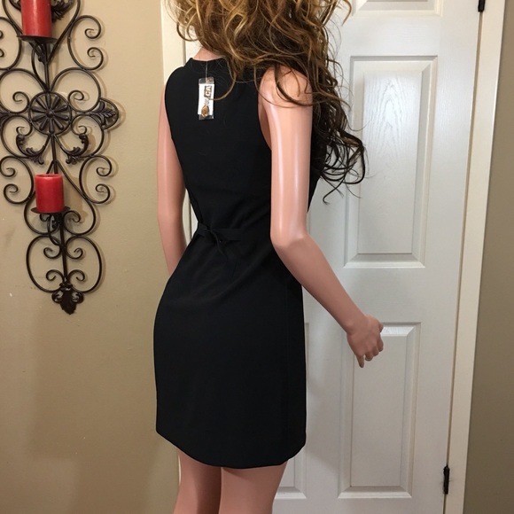 SIZE 2 Cooperative black button front mini dress - Picture 6 of 8